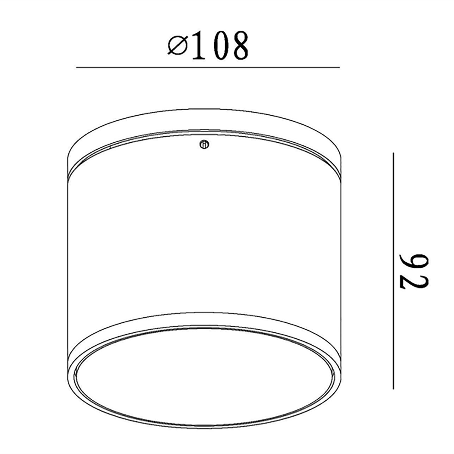 FARETTO SOFFITTO LED TONDO IP54