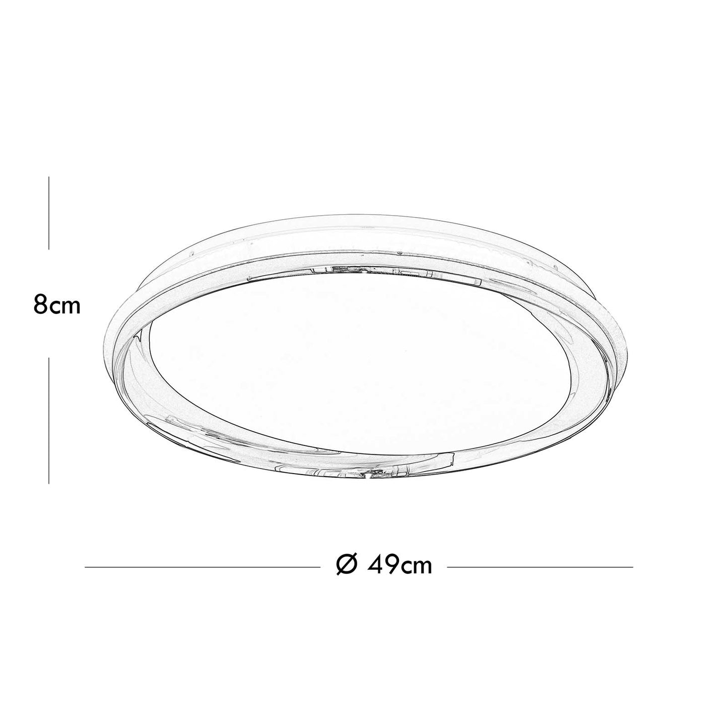 PLAFONIERA DORATA DIMMERABILE