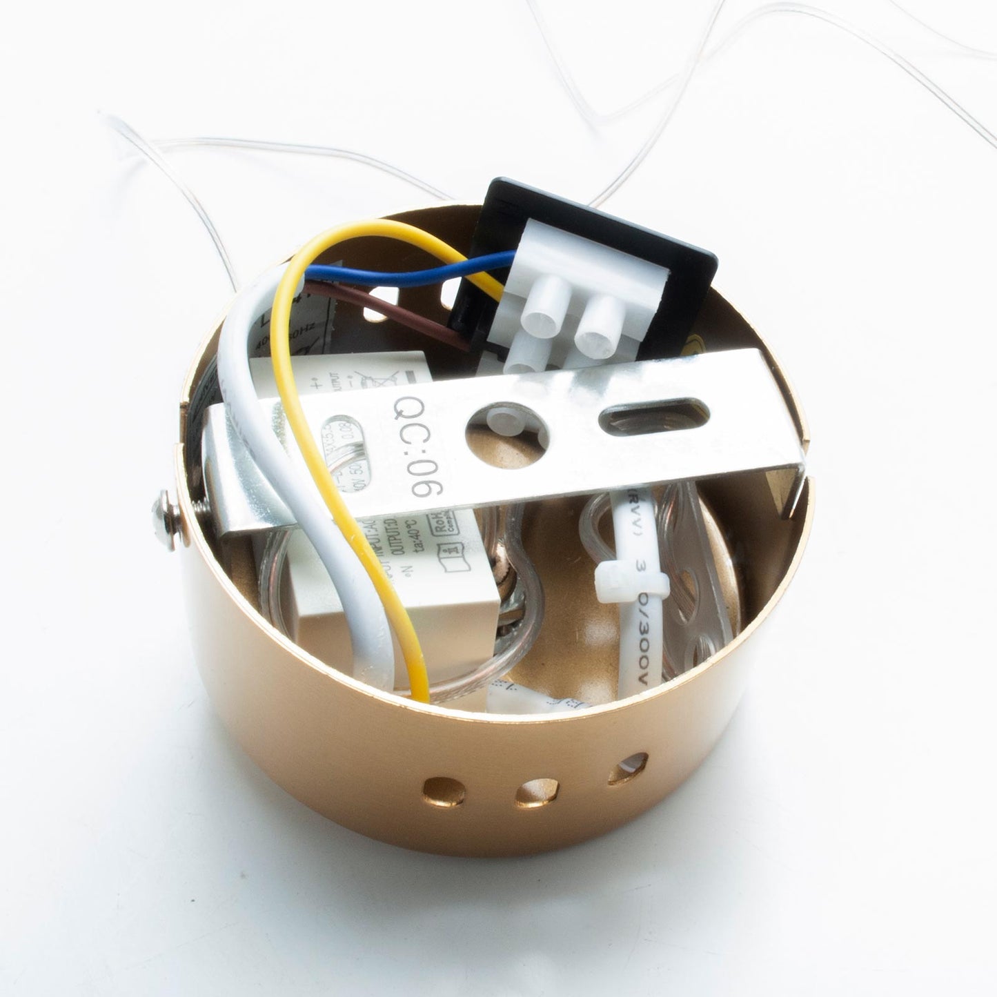 LAMPADARIO GLOBO GOLD