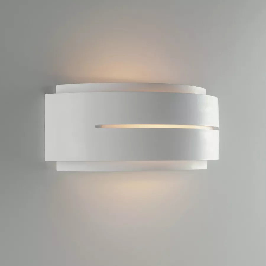 Applique cm in gesso bianco verniciabile