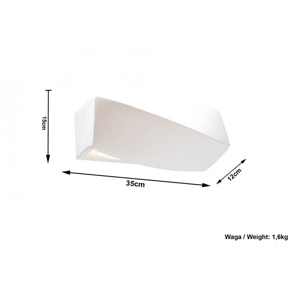 Applique in gesso-ceramico