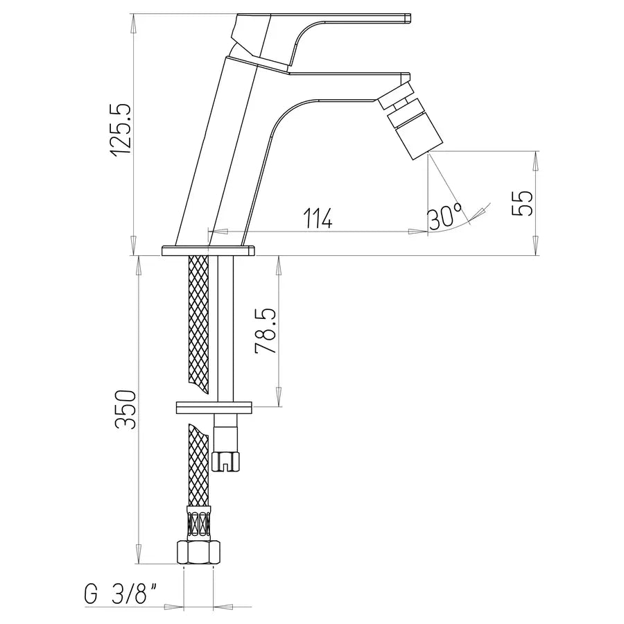 Coppia di miscelatori Plaza di Jacuzzi - Rubinetteria per lavabo e bidet per piletta