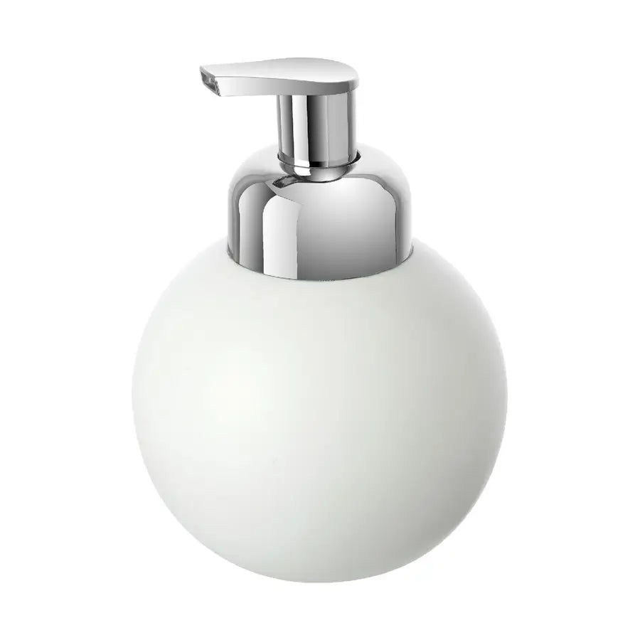 Dispenser sapone in ceramica bianco globo