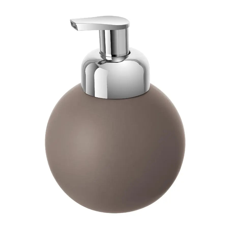 Dispenser sapone in ceramica tortora globo