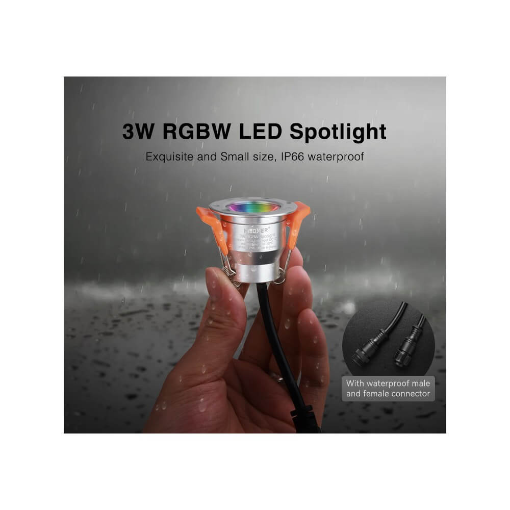 Faretto LED 3W RGBW Multicolore IP66 -