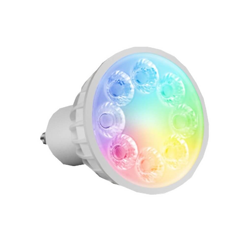 Faretto LED GU10 4W RGB+CCT Dimmerabile