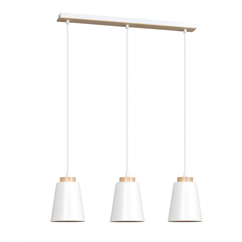Lampadario a Sospensione BRO 3 WHITE
