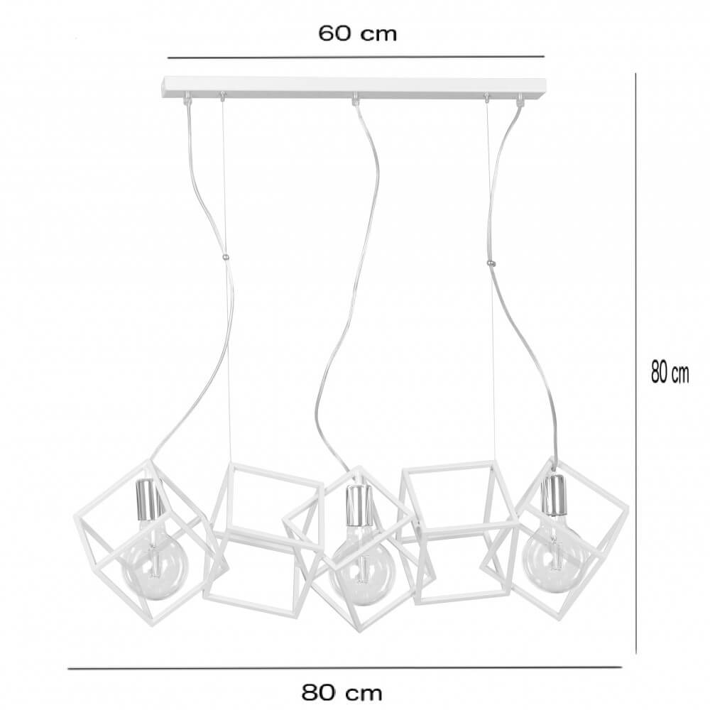 Lampadario a Sospensione 3 WHITE