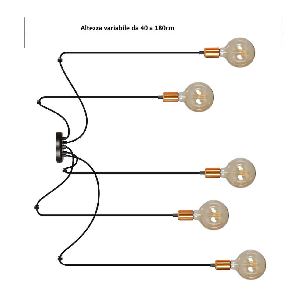 Lampadario a Sospensione SPARK 5
