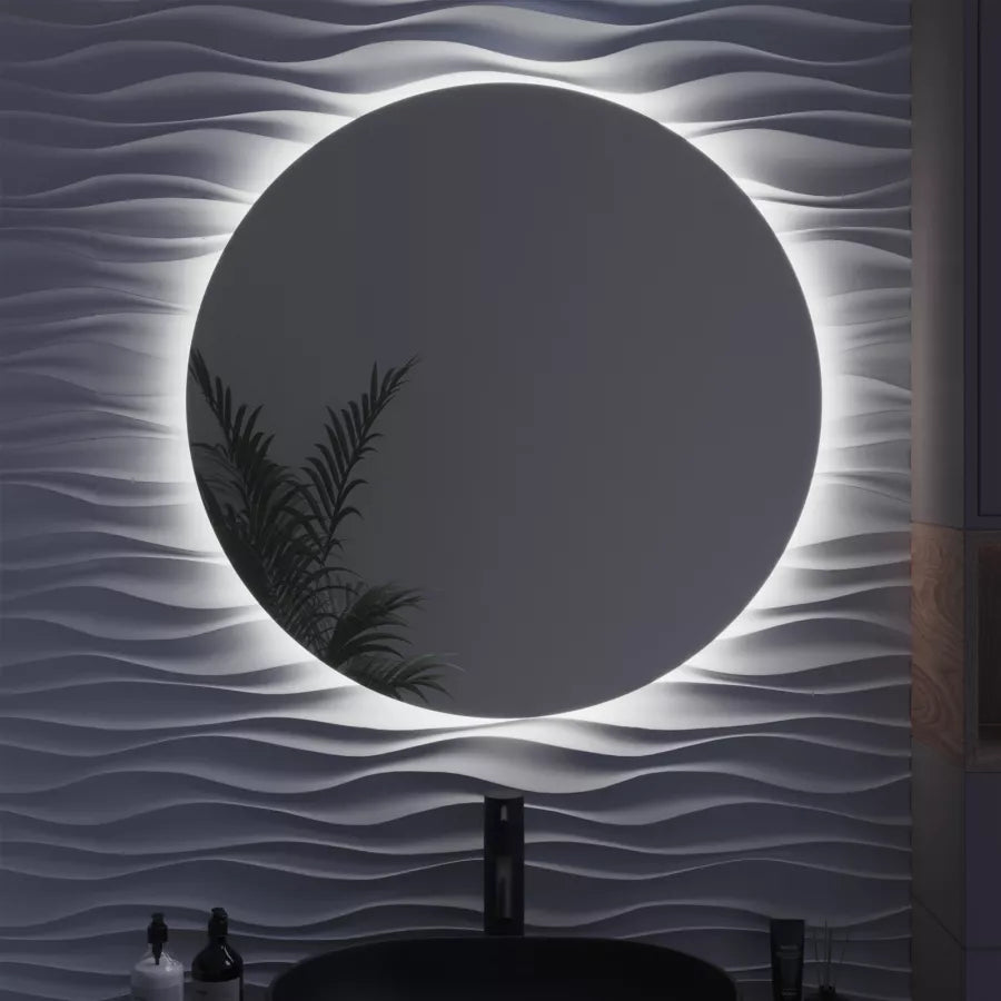 Specchio led Ø80 cm luce naturale retroilluminato