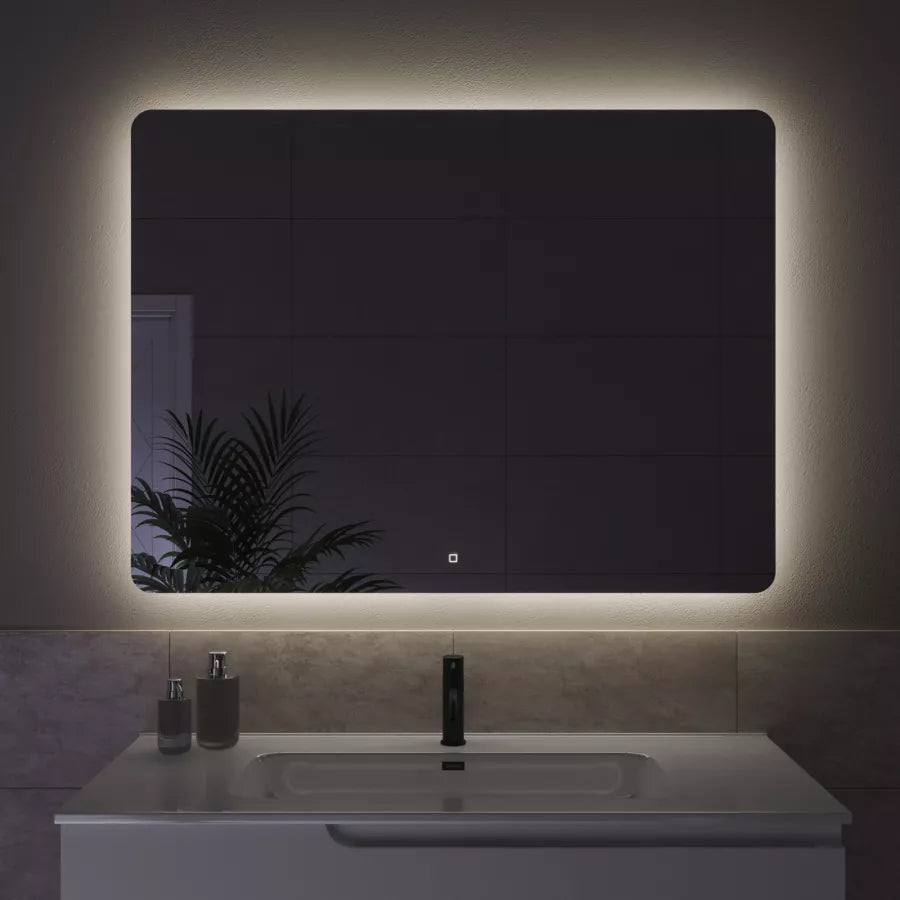 Specchio led 120x90 cm filolucido accensione touch