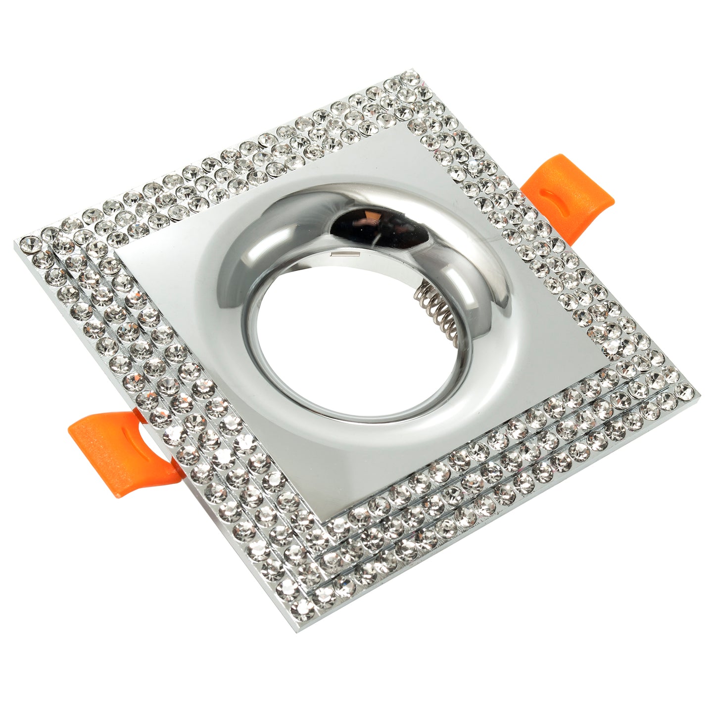 FARETTO LED 12V INCASSO 65MM QUADRATO BRILLANTINI