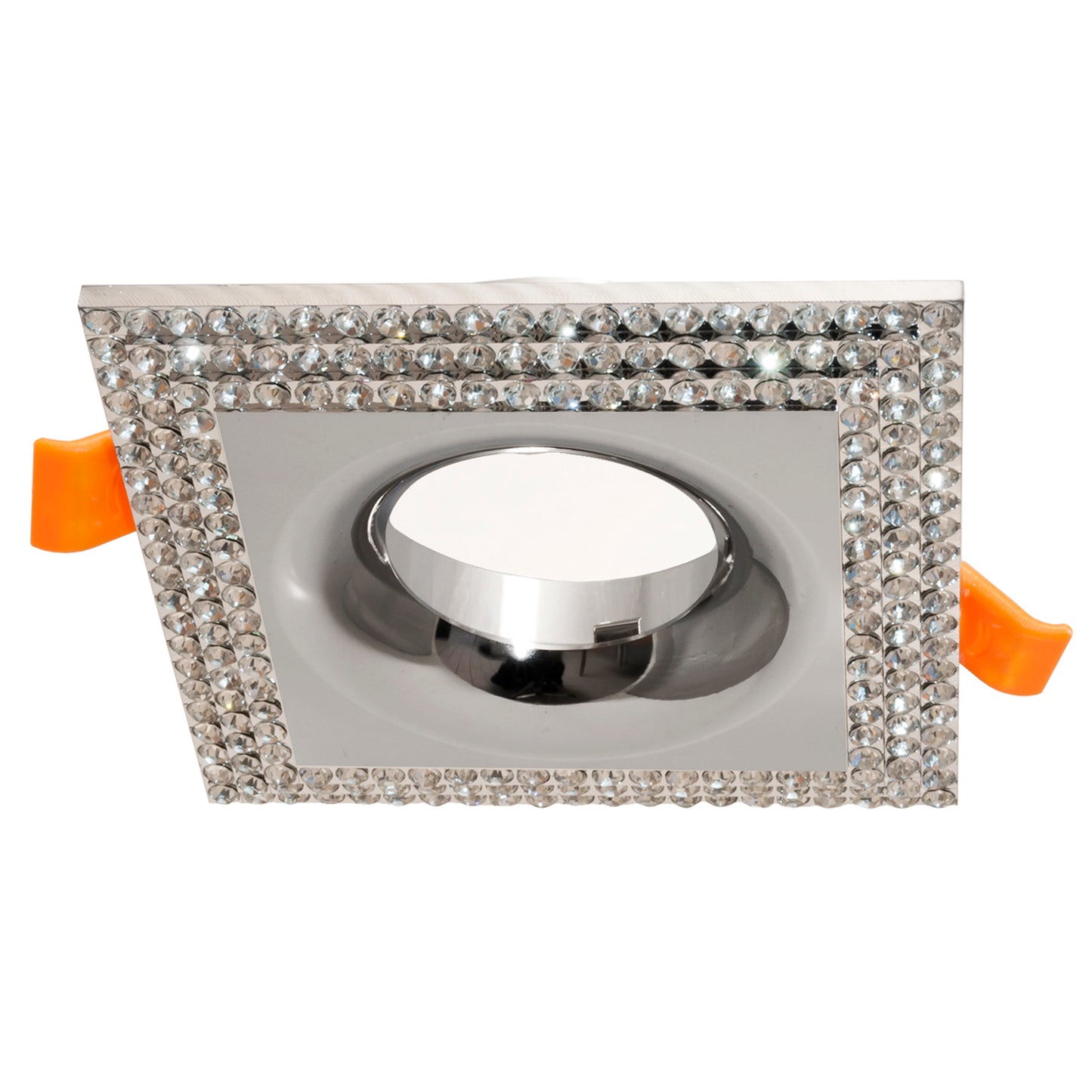 FARETTO LED 12V INCASSO 65MM QUADRATO BRILLANTINI
