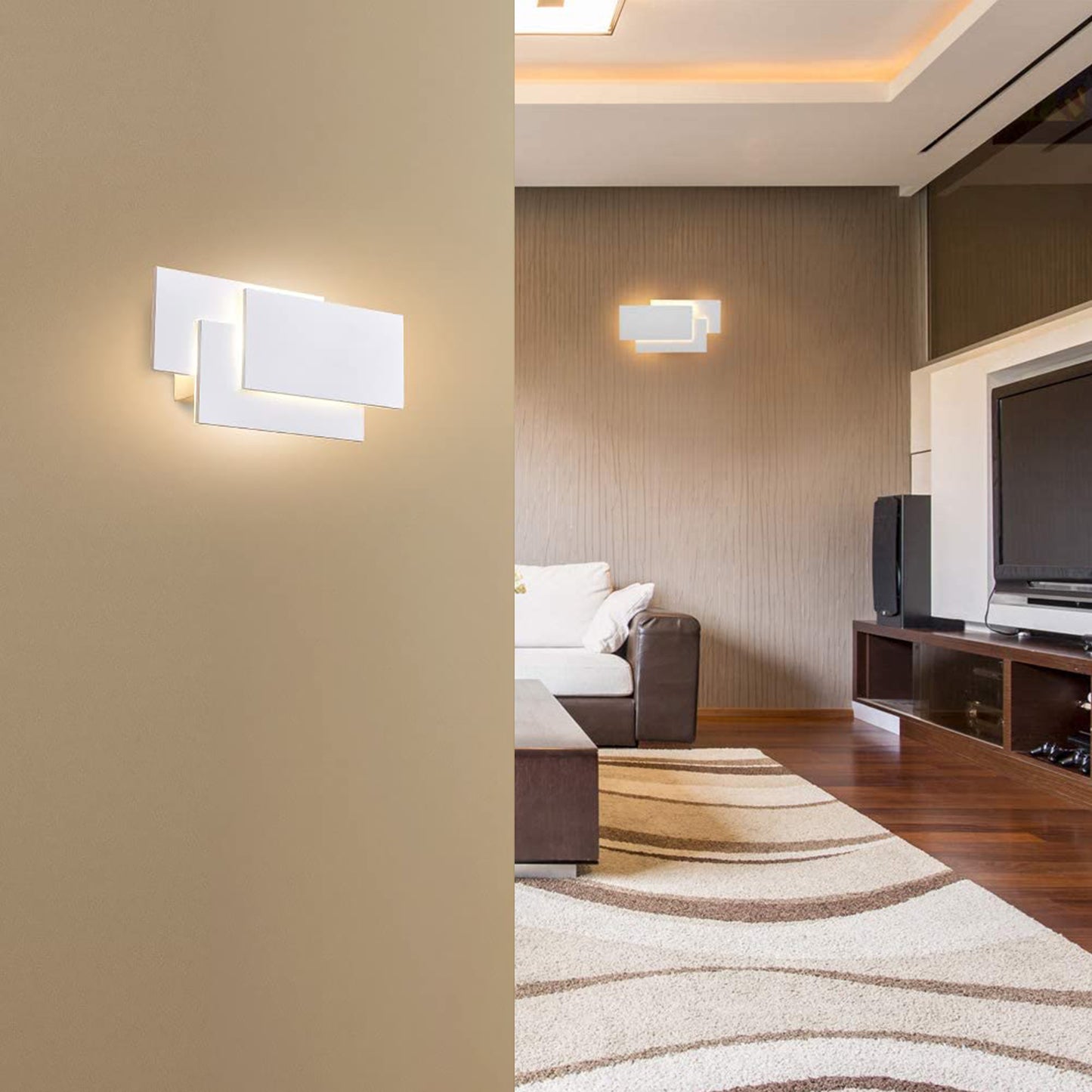 APPLIQUE MODERNO RETTANGOLARE LED
