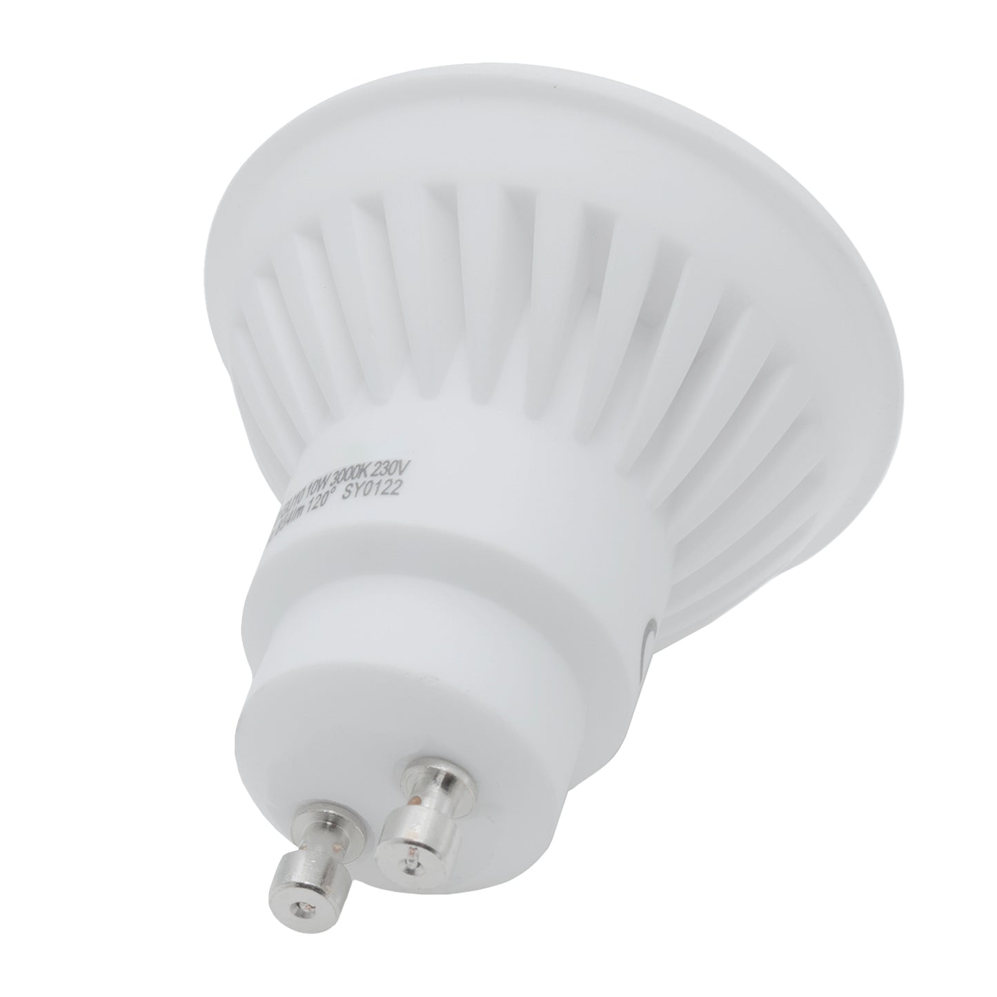 LAMPADINA LED CERAMICA GU10 LAMPADA 10W RESA 100W LUCE DIFFUSA 120 GRADI 854 LUMEN 3000K 4000K 230V