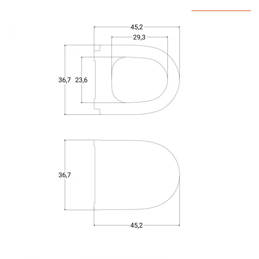 Coppia di sanitari sospesi con copri wc softclose - Jes