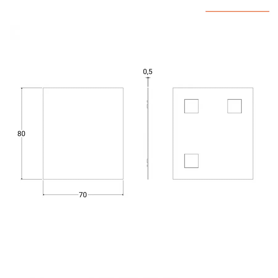 Mobile bagno sospeso 80 cm carta da zucchero per lavabo d'appoggio - Agave
