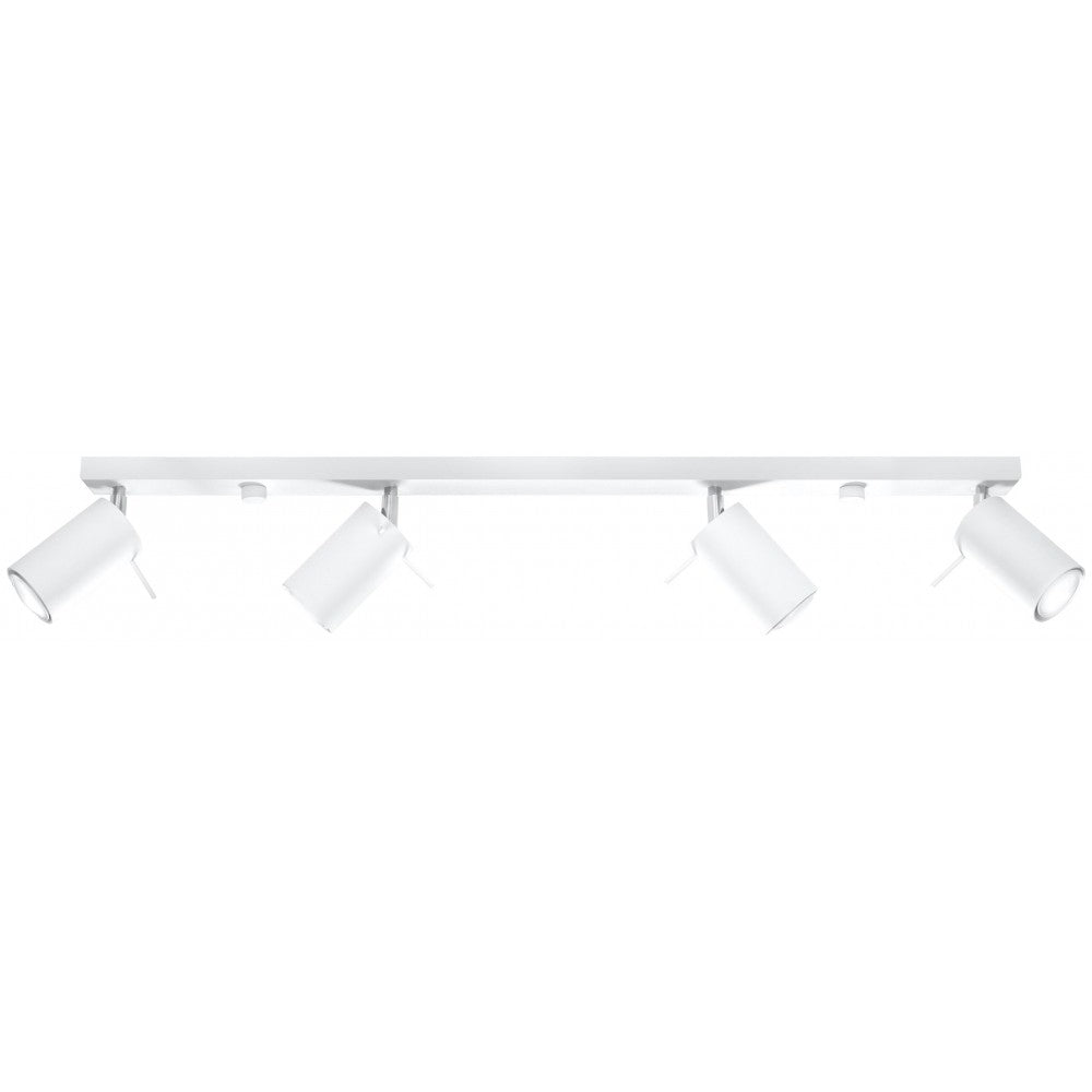Plafoniera Orientabile RING 4L White