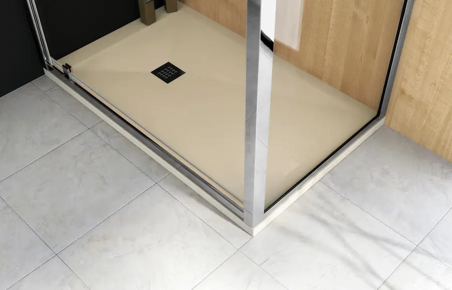 Box doccia 80x100 cm porta battente trasparente anticalcare 195h